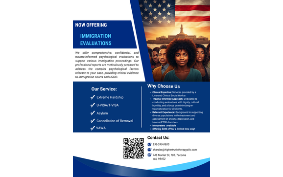 Immigration Evaluations by Higher Truth Therapy