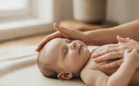 Teaching parents Infant Massage by The Good Latch OT