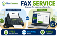 Free HIPPA Compliant Faxing by ClearConverse