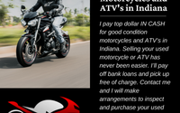PAYING CASH FOR CLEAN NEWER MOTORCYCLES by Brian E Watson Enterprise Inc