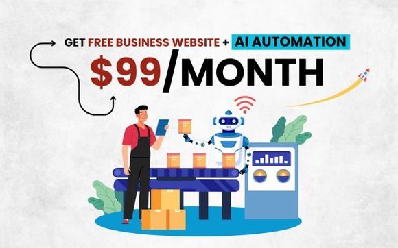 Free Business Website with AI Marketing Automation for $99/month by Lorphic