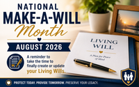 August 2026 Is National Make-A-Will Month - Start Yours Today! by LegalShield Independent Associate & Member