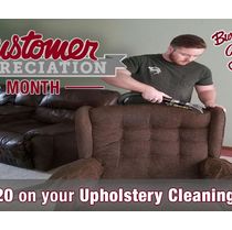 $20 OFF For Customer Appreciation Month by Burg's Custom Cleaning