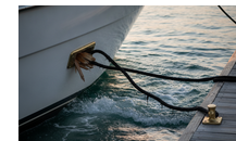 Poor condion of lines and cleats by A & L MARINE SURVEYORS, LLC.