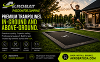 Premium Trampolines For Your Backyard Projects by AkrobatUSA.com
