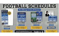 NFL, Collegiate and High School Football Schedules by The Brand Shop, LLC