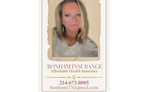 Health Insurance Plans by Tammie Bonham Insurance Agent