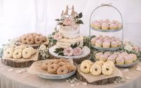 Wedding Dessert Bar by Lindsey's Baked Bits