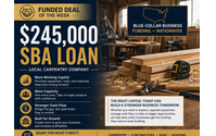 Funded Deal of the Week: $245,000 SBA loan. by Small Business Lending Source