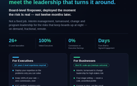  There's no dedicated network for turnaround leadership. We just built one. by SBFO SERVICE LLC