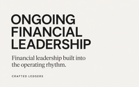 Ongoing Financial Leadership by Crafted Ledgers, LLC