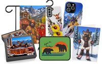 NEW Fall Designs - Phone & Laptop Cases, Cards, Puzzles, Flags, etc! by MooseTrack Boutique