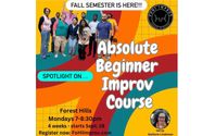 Fall 2026 Absolute Beginner Improv Course!  by FoHi Improv