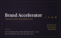 Signature Brand Accelerator  by Brand & Business Strategist 