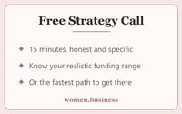 Free Funding Strategy Call by Women.Business
