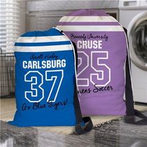 Personalized Striped Jersey Style Laundry Bag - 9 Colors! by Joyce's Gift Store/La Bella Baskets & Gifts