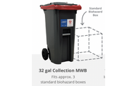 Reusable Mobile Waste Bin by Biogenic Solutions