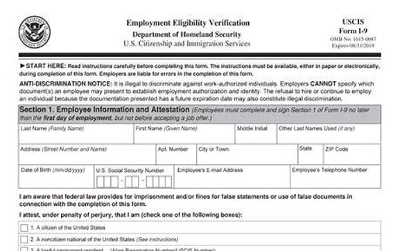 I-9 Authorized Representative Service by Galloway Tax Express