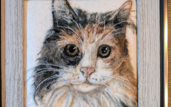 Needle Felted Pet Portraits  by Broken Coyote Ranch