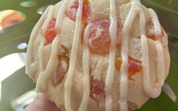 Fuzzy Peach Monster Cookie by Bone Apple Teeth Bakehouse