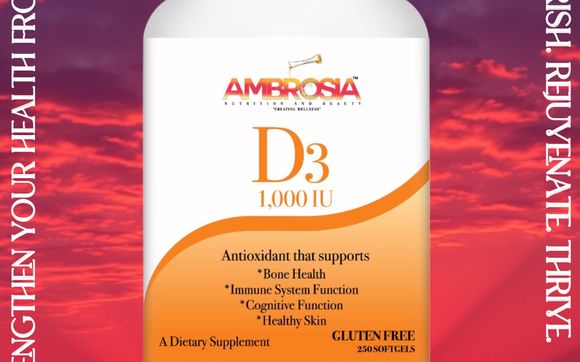 Vitamin D3 by Ambrosia Nutrition and Beauty