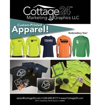 Custom-Printed Apparel by Cottage24 Marketing & Graphics LLC