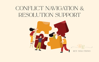 Conflict Navigation & Resolution Support by Rosie Rey - Writer, Consultant, Coach