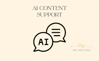AI Content Support (Human + Machine Magic) by Rosie Rey - Writer, Consultant, Coach