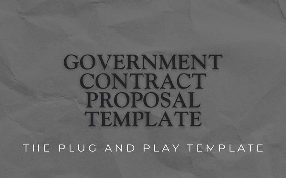 Government Contracting Proposal Template by Bidvantage
