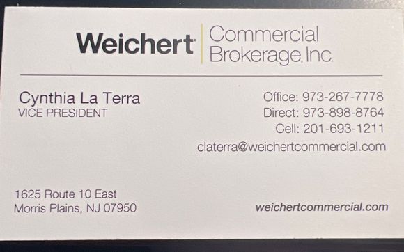 Seller Representation by Cynthia La Terra Commercial Realtor