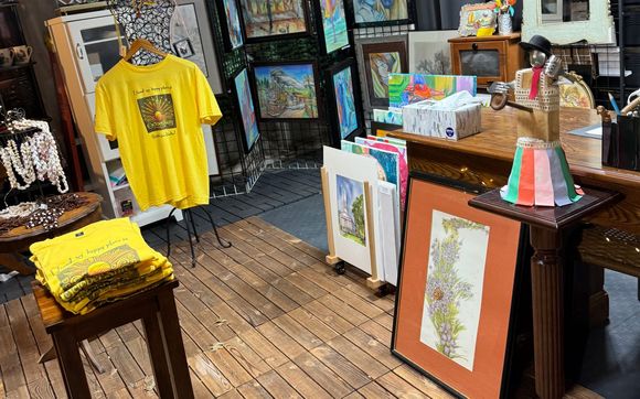 Gallery and Gift Shop.  by October Sun Studios, Ltd.