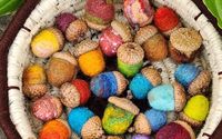Needle felted 2 and 3 dimensional art. by Two Sisters Fiber Art