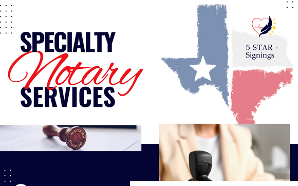 SPECIALITY NOTARY SERVICES - MOBILE by 5 STAR - Signings, Training and Resources
