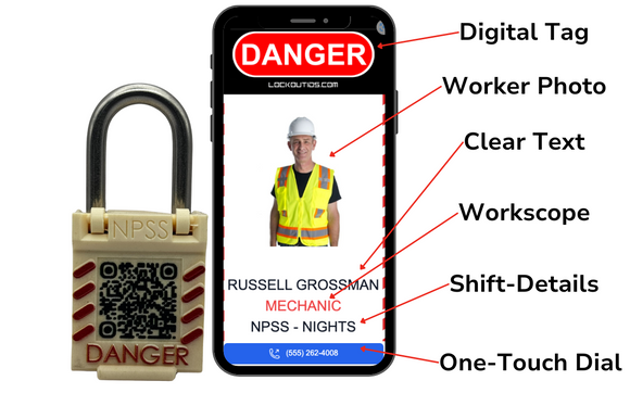 LOCKOUT ID: Smart LOTO Tag System by Northern Power and Safety Solutions, LLC