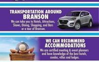 Group Transportation by Brave Heart Workshops and also Branson Taxi & Concierge Services
