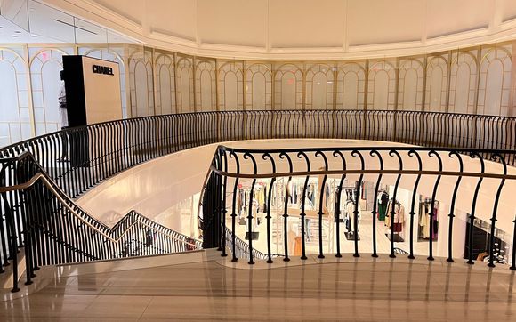 Gold Painted MDF application for French Door effect  by Creative Visual Group