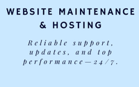 Website Maintenance & Hosting by Sharvio Services