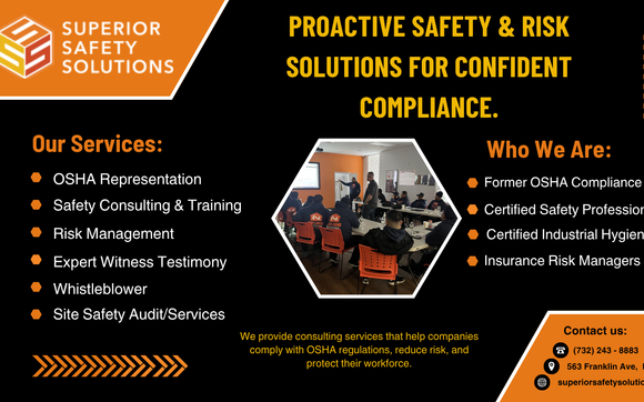OSHA Representation | Safety Consulting | Risk Management by Superior ...