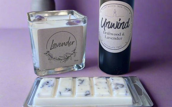 Candles, Wax melts, Room Sprays  by Garden Wick Candles