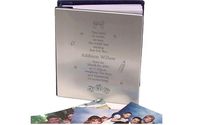 Tiny Soul New Baby Silver Photo Album! by Designz By Diane/La Bella Baskets & Gifts