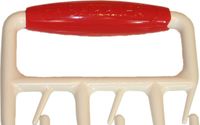 Baggler: Red Handle with White Body by The Baggler Company
