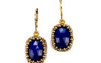 Faceted Lapis Lazuli Earrings - Handcrafted by Amy Kanarek Designs Artisan Jewelry