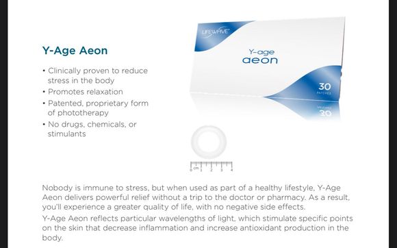Anti inflammatory felt in under 10 minutes by Presidential Director, LifeWave 