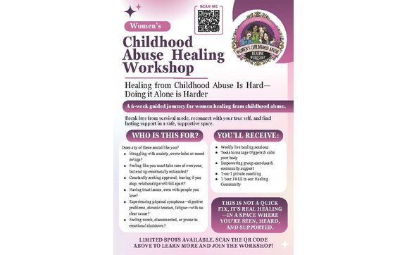 Women's Childhood Abuse Healing Workshop by "Healing & Growing, Hand in Hand" Podcast