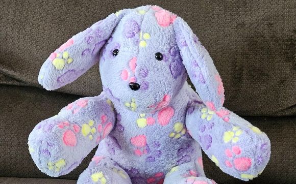 Stuffed Puppy 15" by Crafty Quilted T's Crafts & More