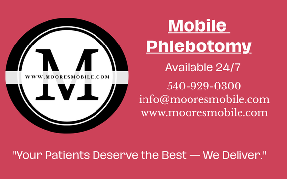 Phlebotomy by Moores Mobile Solutions