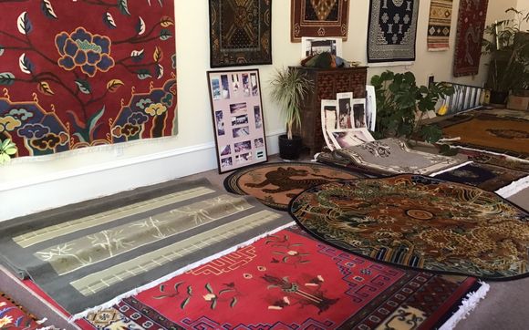 Hand-knotted Tibetan wool rugs by Himalayan Rug Traders