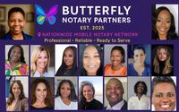 Notary Network Partnership by Butterfly Signatures Mobile Notary Services