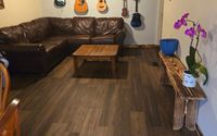 Luxury vinyl plank installation  by Matt's Flooring