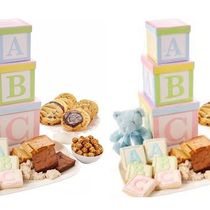 Baby Girl & Boy Block Towers! by Designz By Diane/La Bella Baskets & Gifts